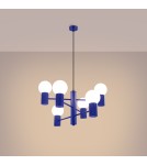 Żyrandole - Sollux Żyrandol HALO 6 ultramaryna SL.1835 - product 3
