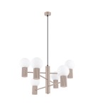 Żyrandole - Sollux Żyrandol HALO 6 taupe SL.1836 - product 1