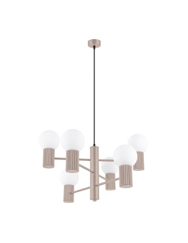 Sollux Żyrandol HALO 6 taupe SL.1836