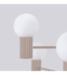 Żyrandole - Sollux Żyrandol HALO 6 taupe SL.1836 - product 5