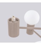 Żyrandole - Sollux Żyrandol HALO 6 taupe SL.1836 - product 8