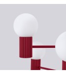 Żyrandole - Sollux Żyrandol HALO 6 burgund SL.1837 - product 5
