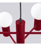 Żyrandole - Sollux Żyrandol HALO 6 burgund SL.1837 - product 6