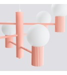 Żyrandole - Sollux Żyrandol HALO 6 brzoskwiniowy SL.1838 - product 5