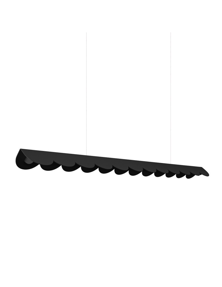 Thoro Lampa wisząca BISCUIT czarna LED 3000K TH.557 Thoro Lampa wisząca BISCUIT czarna LED 3000K TH.557