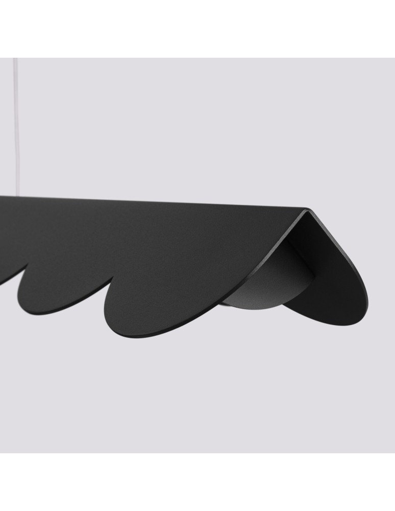Thoro Lampa wisząca BISCUIT czarna LED 3000K TH.557 Thoro Lampa wisząca BISCUIT czarna LED 3000K TH.557