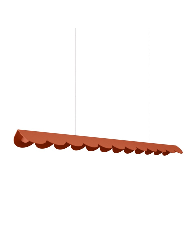 Thoro Lampa wisząca BISCUIT ochra czerwona LED 3000K TH.558 Thoro Lampa wisząca BISCUIT ochra czerwona LED 3000K TH.558