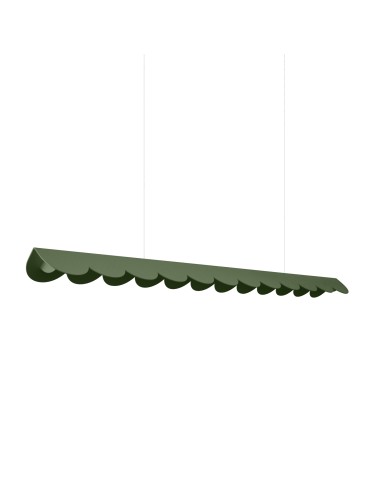 Thoro Lampa wisząca BISCUIT zielona oliwka LED 3000K TH.559