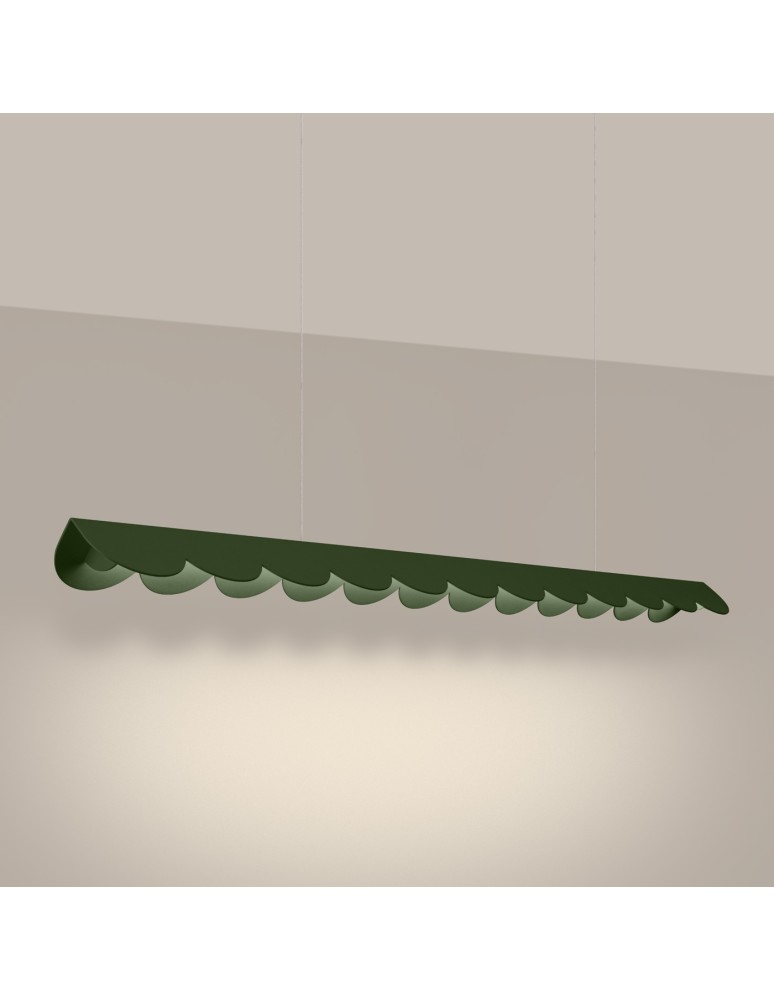 Thoro Lampa wisząca BISCUIT zielona oliwka LED 3000K TH.559 Thoro Lampa wisząca BISCUIT zielona oliwka LED 3000K TH.559