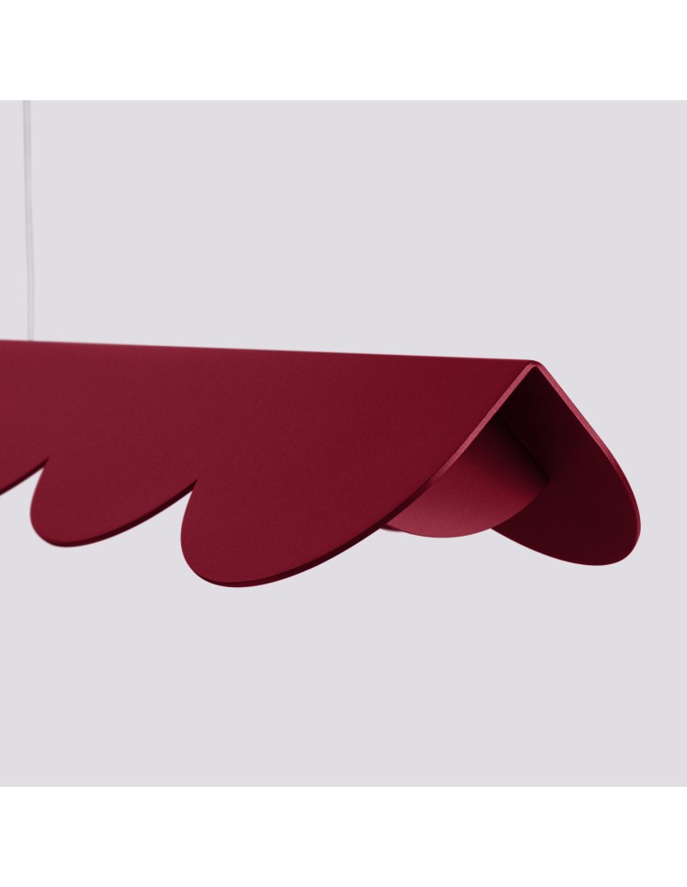 Thoro Lampa wisząca BISCUIT burgund LED 3000K TH.560 Thoro Lampa wisząca BISCUIT burgund LED 3000K TH.560