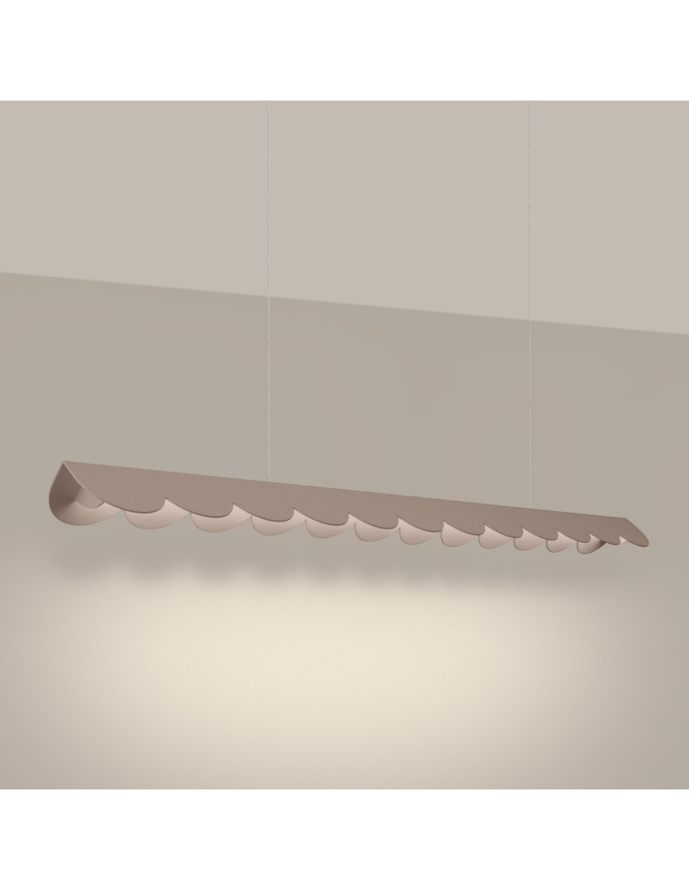 Thoro Lampa wisząca BISCUIT taupe LED 3000K TH.561 Thoro Lampa wisząca BISCUIT taupe LED 3000K TH.561