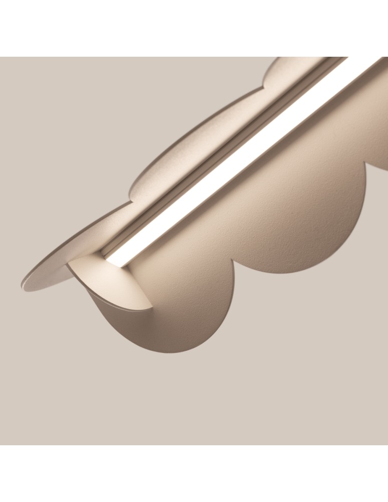 Thoro Lampa wisząca BISCUIT taupe LED 3000K TH.561 Thoro Lampa wisząca BISCUIT taupe LED 3000K TH.561