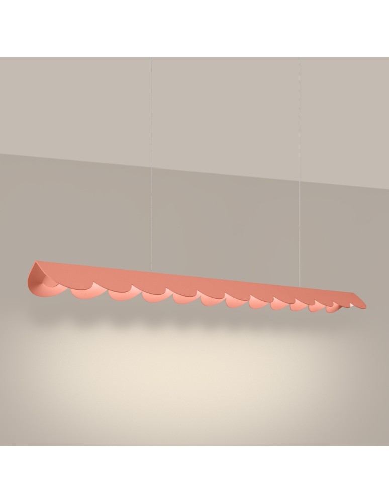 Thoro Lampa wisząca BISCUIT brzoskwiniowy LED 3000K TH.563 Thoro Lampa wisząca BISCUIT brzoskwiniowy LED 3000K TH.563