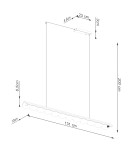 Thoro Lampa wisząca BISCUIT brzoskwiniowy LED 3000K TH.563 Thoro Lampa wisząca BISCUIT brzoskwiniowy LED 3000K TH.563
