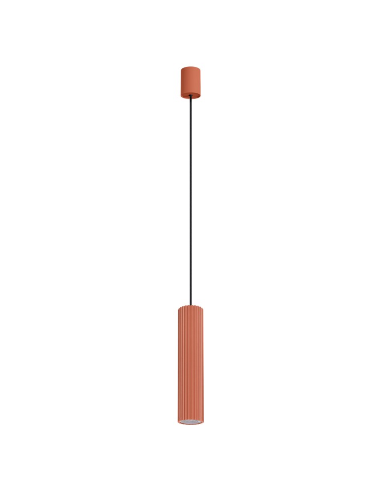Thoro Lampa wisząca IVAR 1 ochra czerwona LED 3000K TH.592