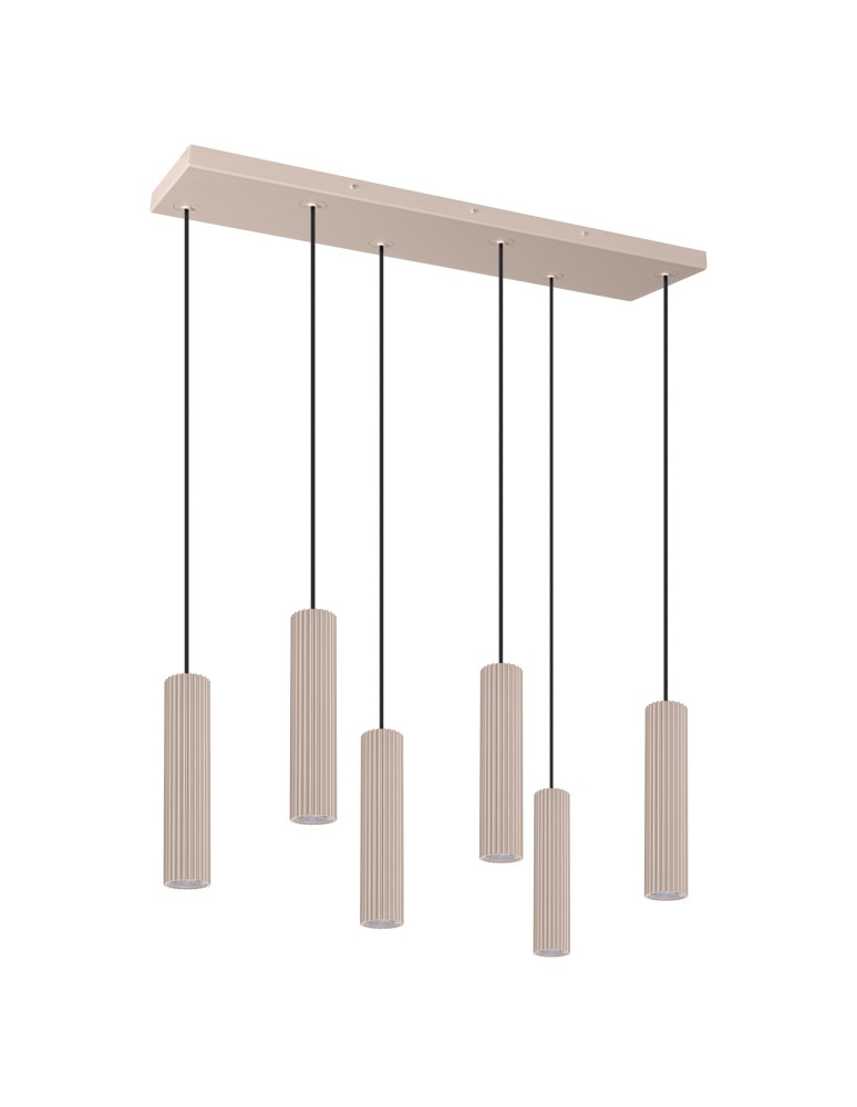 Thoro Lampa wisząca IVAR 6L taupe LED 3000K TH.605 Thoro Lampa wisząca IVAR 6L taupe LED 3000K TH.605