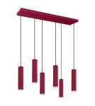 Thoro Lampa wisząca IVAR 6L burgund LED 3000K TH.609 Thoro Lampa wisząca IVAR 6L burgund LED 3000K TH.609