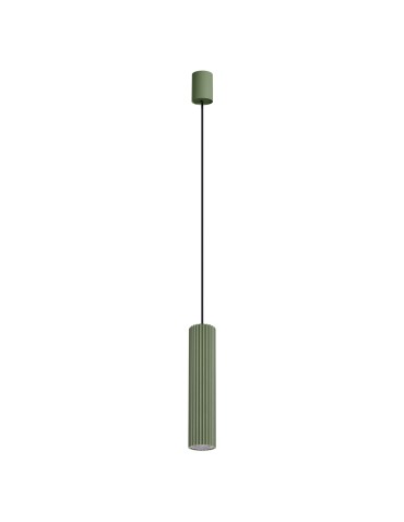 Thoro Lampa wisząca IVAR 1 zielona oliwka LED 4000K TH.628