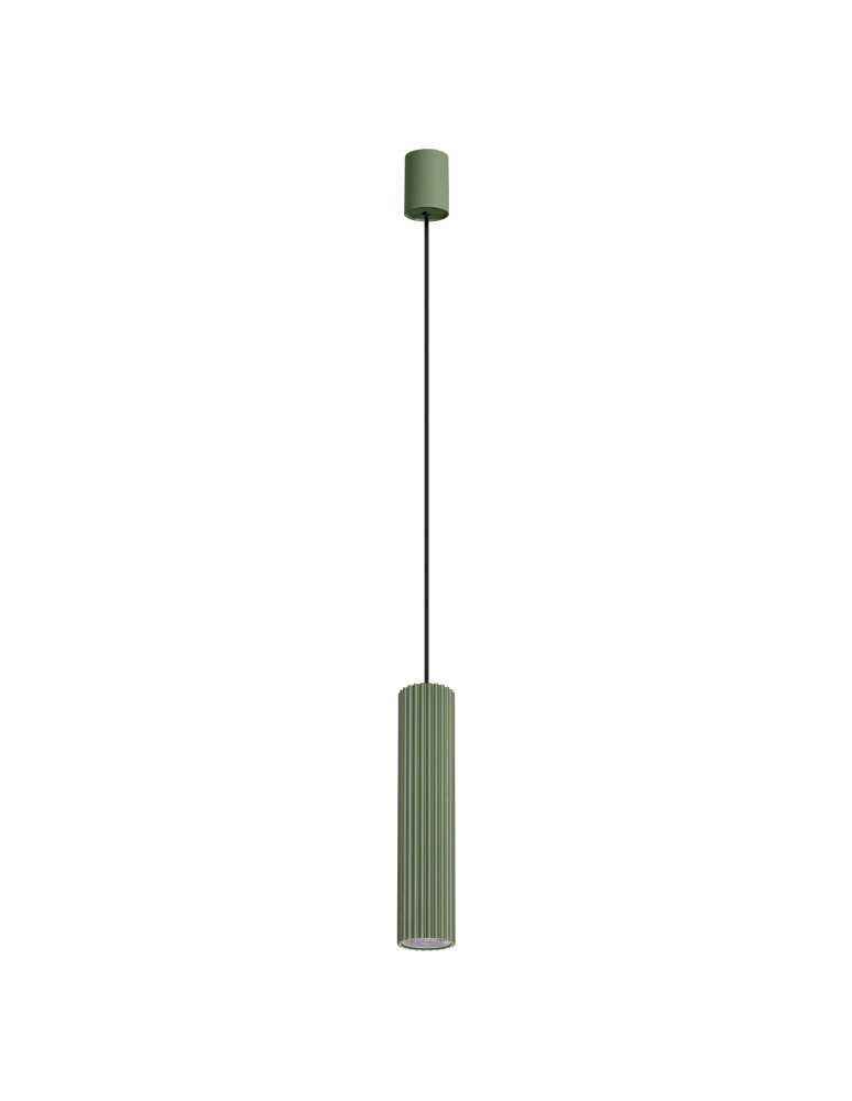 Thoro Lampa wisząca IVAR 1 zielona oliwka LED 4000K TH.628