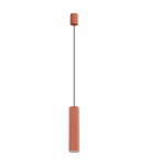 Lampy wiszące pojedyncze - Thoro Lampa wisząca IVAR 1 ochra czerwona LED 4000K TH.632 - product 1