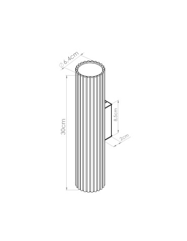 Thoro Kinkiet IVAR mocca LED 4000K TH.634 - produkt 2