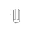 Thoro Plafon IVAR taupe LED 4000K TH.643 Thoro Plafon IVAR taupe LED 4000K TH.643