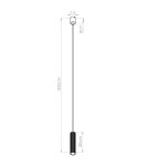 Thoro Lampa wisząca IVAR 1 brzoskwiniowa LED 4000K TH.652 Thoro Lampa wisząca IVAR 1 brzoskwiniowa LED 4000K TH.652