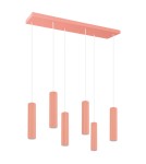 Thoro Lampa wisząca IVAR 6L brzoskwiniowa LED 4000K TH.653 Thoro Lampa wisząca IVAR 6L brzoskwiniowa LED 4000K TH.653