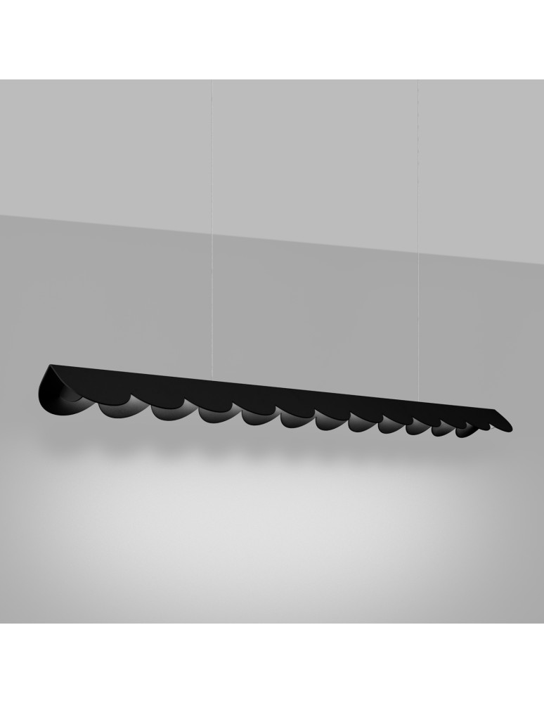 Thoro Lampa wisząca BISCUIT czarna LED 4000K TH.654 Thoro Lampa wisząca BISCUIT czarna LED 4000K TH.654