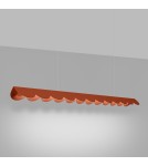 Lampy wiszące nad wyspę - Thoro Lampa wisząca BISCUIT ochra czerwona LED 4000K TH.655 - product 3