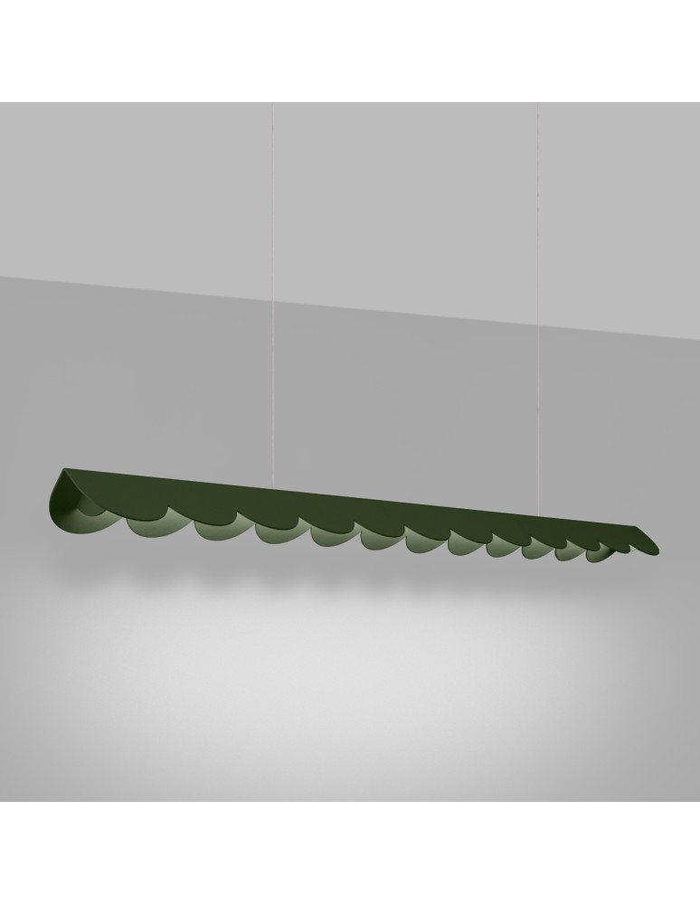 Thoro Lampa wisząca BISCUIT zielona oliwka LED 4000K TH.656 Thoro Lampa wisząca BISCUIT zielona oliwka LED 4000K TH.656