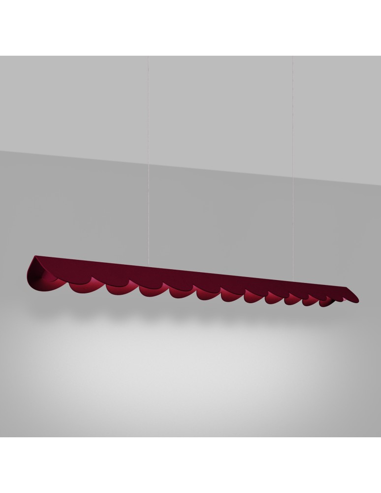 Thoro Lampa wisząca BISCUIT burgund LED 4000K TH.657 Thoro Lampa wisząca BISCUIT burgund LED 4000K TH.657