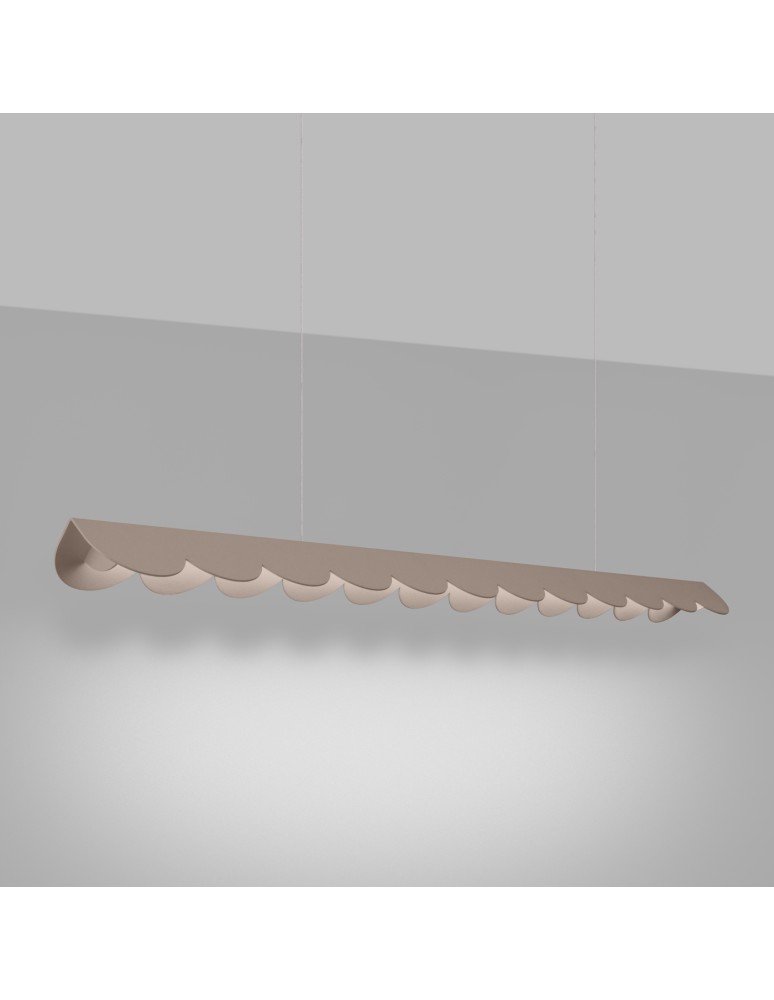 Thoro Lampa wisząca BISCUIT taupe LED 4000K TH.658 Thoro Lampa wisząca BISCUIT taupe LED 4000K TH.658