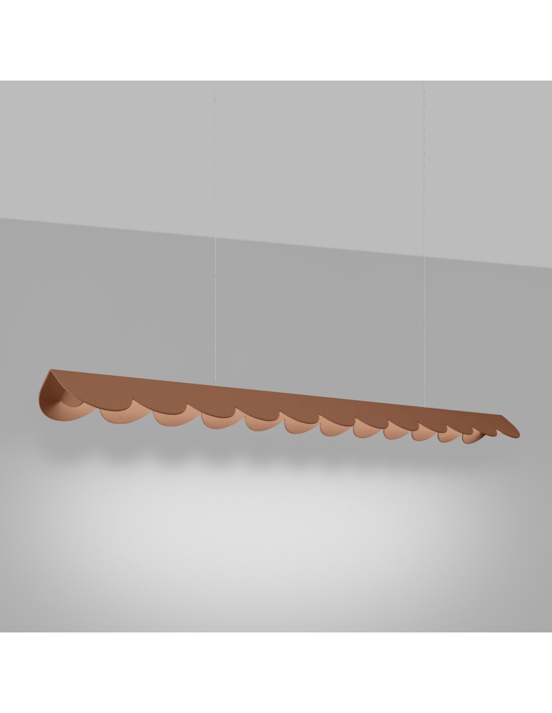 Thoro Lampa wisząca BISCUIT mocca LED 4000K TH.659