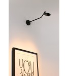 Kinkiety na wysięgniku - Azzardo ISEO ARM WALL BK Czarny Mat 1xLED Kinkiet Wychylny na Wysięgniku AZ5632 - product 2