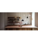 Lampy wiszące pojedyncze - Azzardo CAPRI A BK Czarny Mat 1xLED Wisząca 3000K AZ5646 - product 2