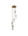 ITALUX Taraso Wisząca 3xE14 40W Złoty PND-40760-5-HBR
