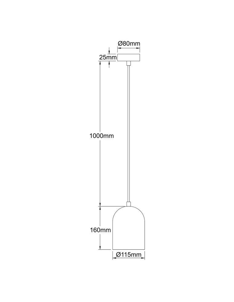 Light Prestige Metalowa lampa wisząca Nilo czarna 1xGU10 LP-0110/1P BK Light Prestige Metalowa lampa wisząca Nilo czarna 1xGU10 LP-0110/1P BK