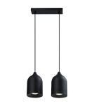 Light Prestige Metalowa lampa wisząca Nilo czarna 2xGU10 LP-0110/2L BK Light Prestige Metalowa lampa wisząca Nilo czarna 2xGU10 LP-0110/2L BK
