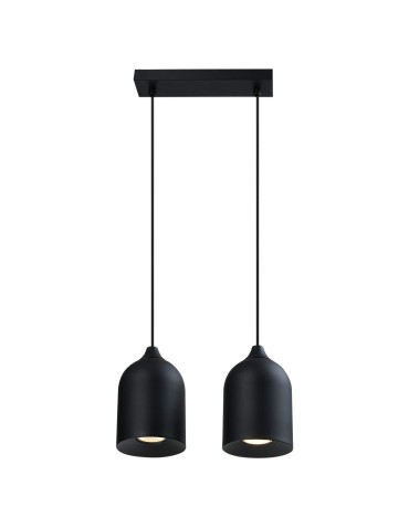 Light Prestige Metalowa lampa wisząca Nilo czarna 2xGU10 LP-0110/2L BK
