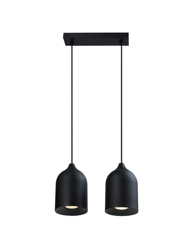 Light Prestige Metalowa lampa wisząca Nilo czarna 2xGU10 LP-0110/2L BK Light Prestige Metalowa lampa wisząca Nilo czarna 2xGU10 LP-0110/2L BK