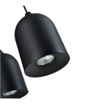 Light Prestige Metalowa lampa wisząca Nilo czarna 2xGU10 LP-0110/2L BK Light Prestige Metalowa lampa wisząca Nilo czarna 2xGU10 LP-0110/2L BK