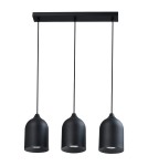 Light Prestige Metalowa lampa wisząca Nilo czarna 3xGU10 LP-0110/3L BK Light Prestige Metalowa lampa wisząca Nilo czarna 3xGU10 LP-0110/3L BK