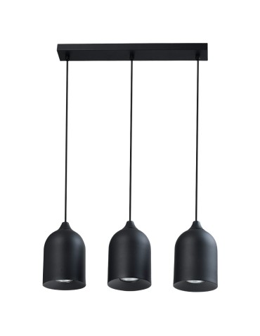 Light Prestige Metalowa lampa wisząca Nilo czarna 3xGU10 LP-0110/3L BK