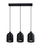 Light Prestige Metalowa lampa wisząca Nilo czarna 3xGU10 LP-0110/3L BK Light Prestige Metalowa lampa wisząca Nilo czarna 3xGU10 LP-0110/3L BK