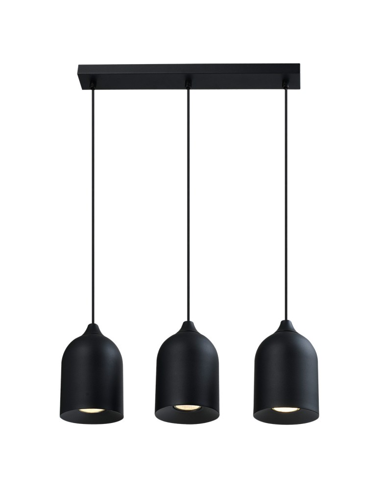 Light Prestige Metalowa lampa wisząca Nilo czarna 3xGU10 LP-0110/3L BK Light Prestige Metalowa lampa wisząca Nilo czarna 3xGU10 LP-0110/3L BK