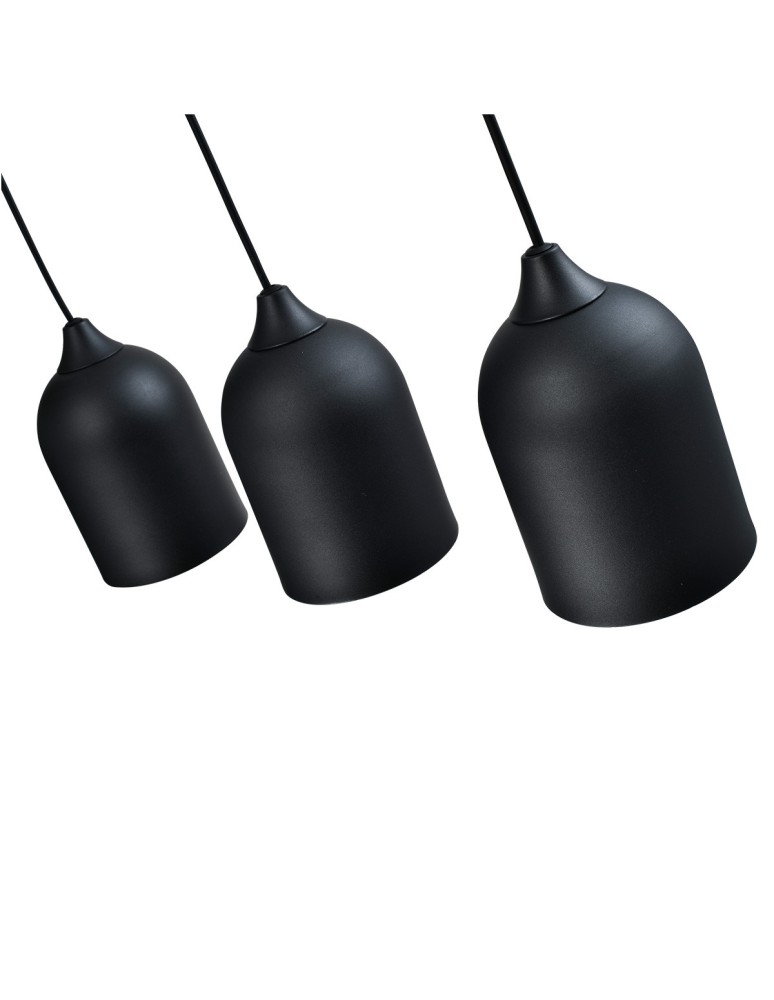 Light Prestige Metalowa lampa wisząca Nilo czarna 3xGU10 LP-0110/3L BK Light Prestige Metalowa lampa wisząca Nilo czarna 3xGU10 LP-0110/3L BK
