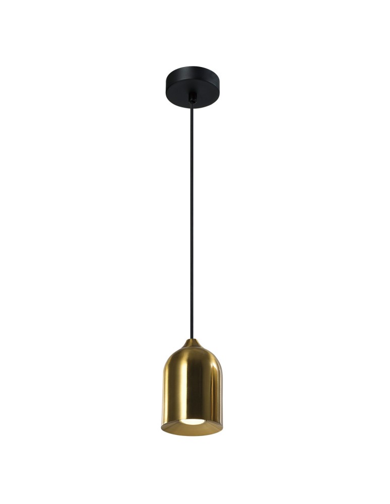 Light Prestige Metalowa lampa wisząca Nilo złota 1xGU10 LP-0110/1P GD Light Prestige Metalowa lampa wisząca Nilo złota 1xGU10 LP-0110/1P GD