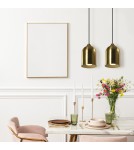 Light Prestige Metalowa lampa wisząca Nilo złota 2xGU10 LP-0110/2L GD Light Prestige Metalowa lampa wisząca Nilo złota 2xGU10 LP-0110/2L GD