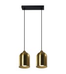 Light Prestige Metalowa lampa wisząca Nilo złota 2xGU10 LP-0110/2L GD Light Prestige Metalowa lampa wisząca Nilo złota 2xGU10 LP-0110/2L GD